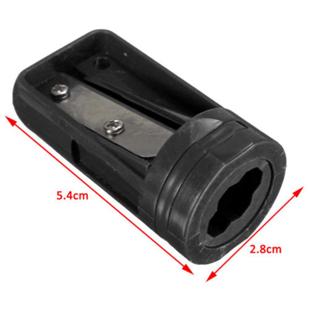 Carpenter Pencil Sharpener - Woodworking Tool for Sharpening - Red