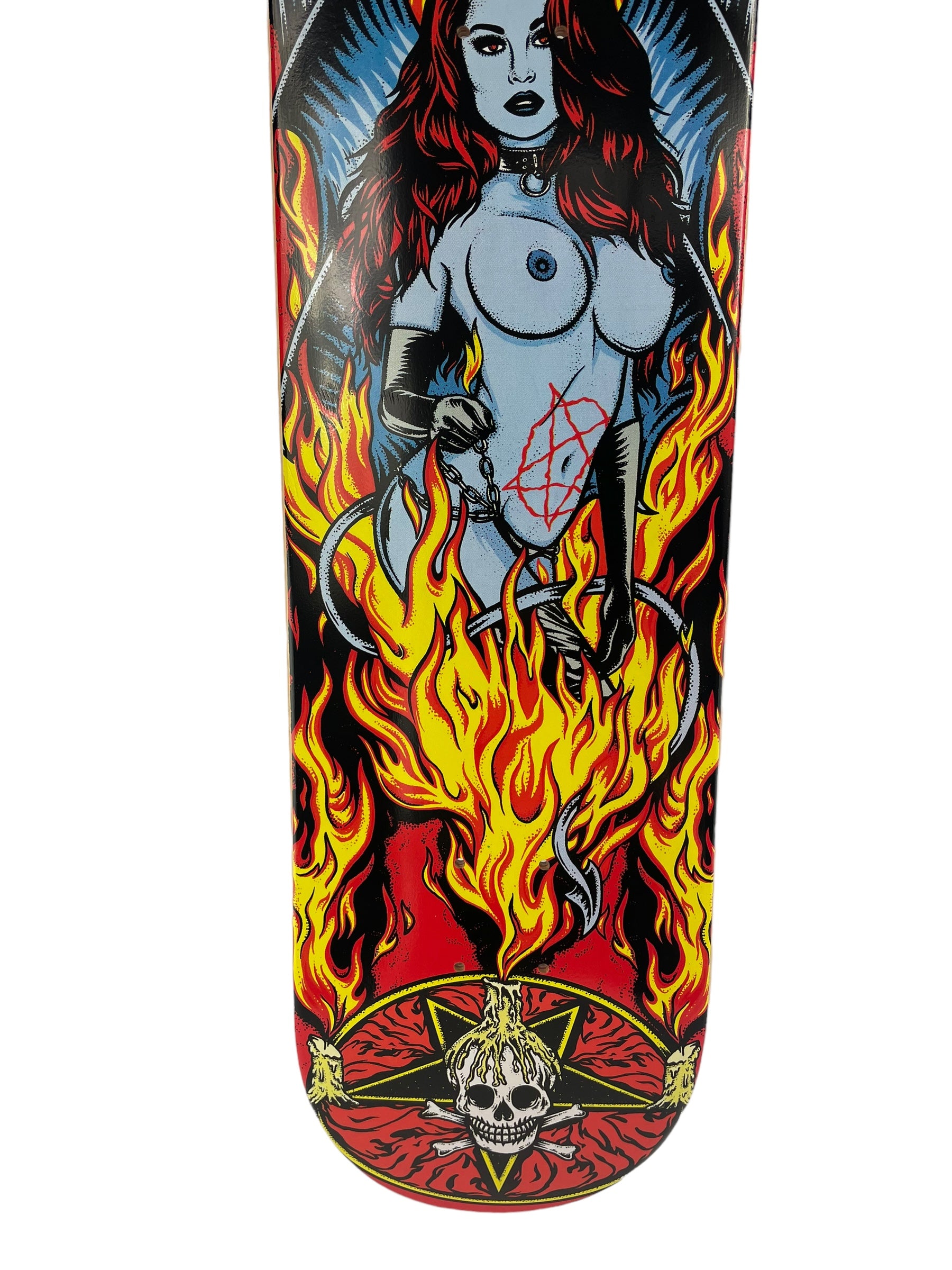 Benson Devil Woman Pro Deck - Death Skateboards - Choose Your Size - Perfect for Street Skating & Skate Park Tricks