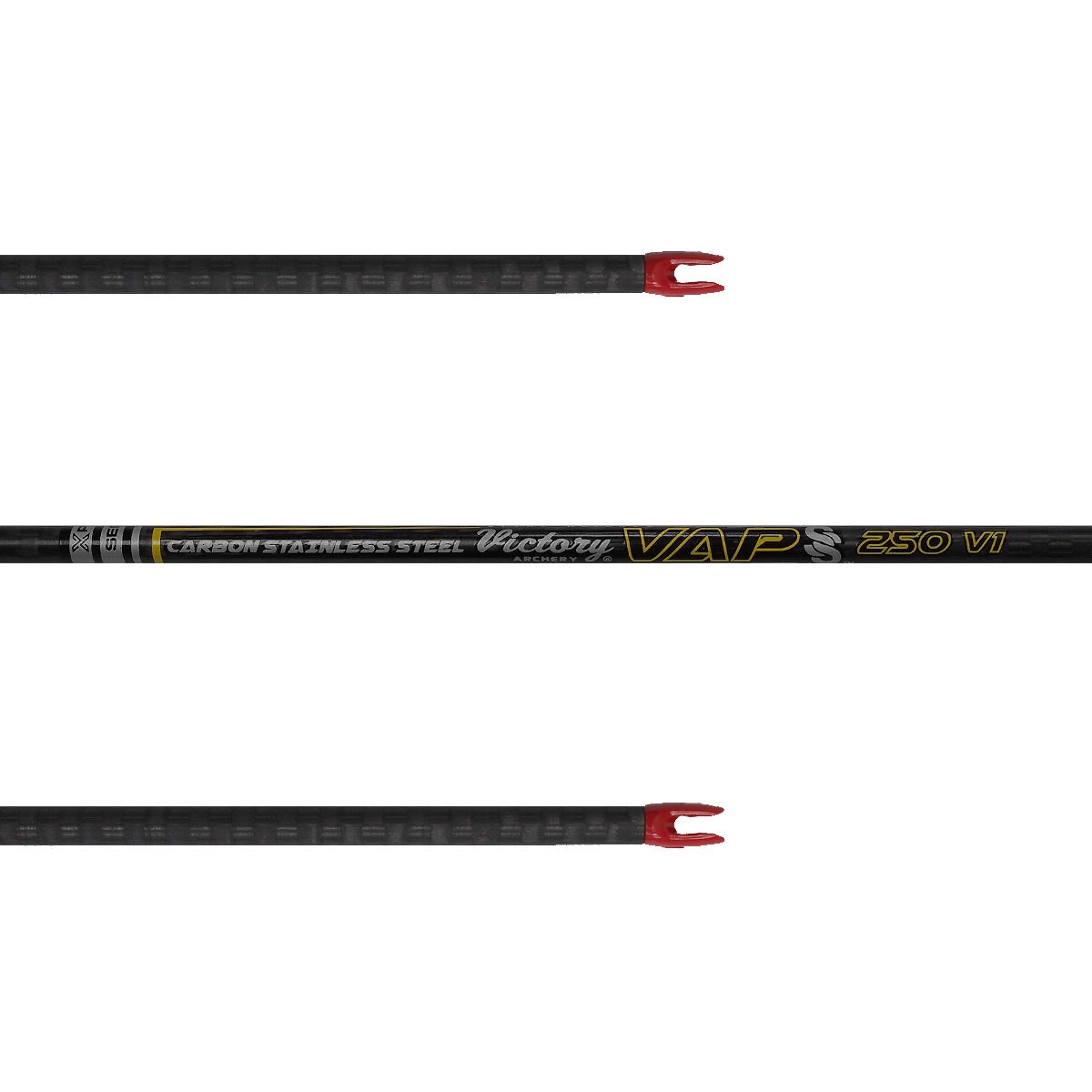 Victory VAP SS Elite V1 Carbon Arrows for Target Practice & Hunting - High Performance Archery Shafts for Compound & Recurve Bows