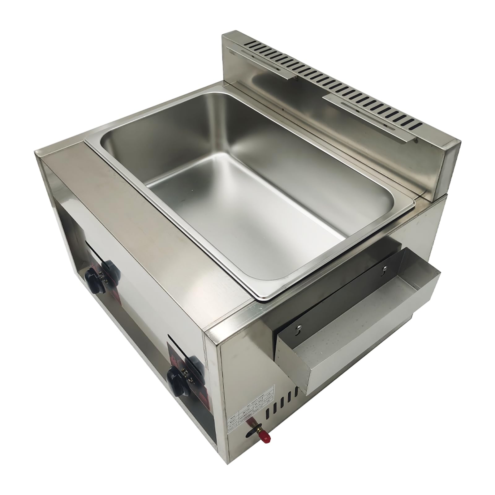 Commercial 6-Basket Pasta Cooker Machine - 12L (3.17Gal) Capacity, 2800Pa LP Gas Noodle Cooker for Restaurants & Catering - Perfect for Spaghetti, Ramen & Bulk Pasta Cooking