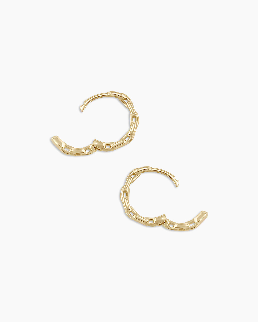 14K Gold Parker Huggie Earrings for Women - Elegant Minimalist Hoop Earrings for Everyday Wear, Gifts & Special Occasions