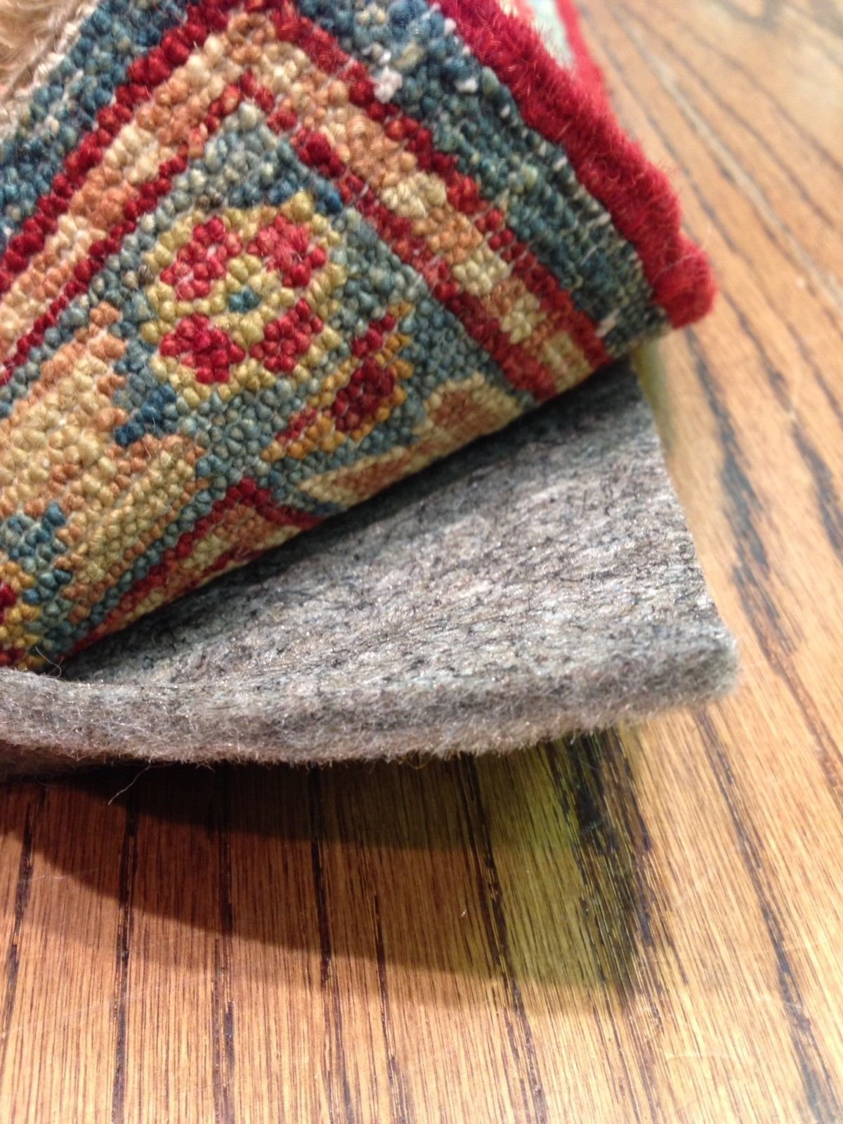 Shaw 9'x12' Fiber Touch 20 Felt Rug Pad for Hardwood Floors - Non-Slip Rug Underlay for Living Room, Bedroom & High Traffic Areas