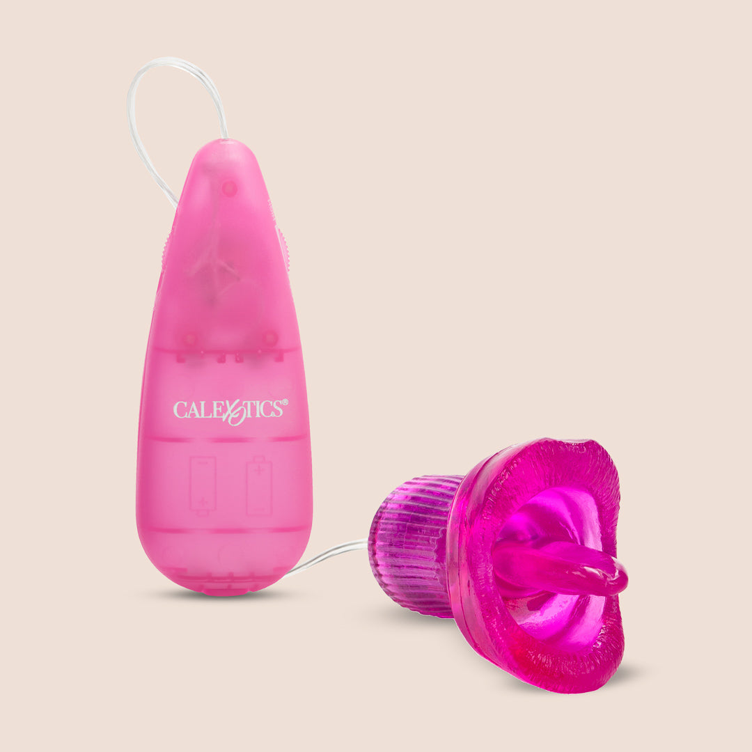 CalExotics Clit Kisser™ - Best Oral Sex Stimulator for Women | Clitoral Vibrator for Enhanced Pleasure | Perfect for Couples Play & Solo Intimate Moments