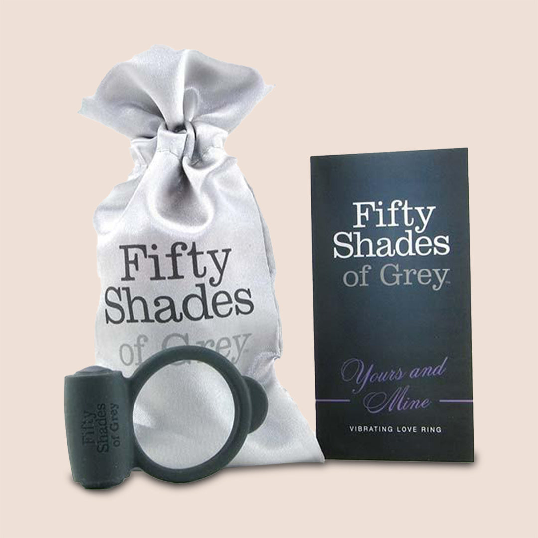 Fifty Shades of Grey Couples Vibrating Silicone Love Ring - Romantic Gift for Couples, Sensual Massager for Enhanced Intimacy | Perfect for Date Nights, Anniversaries & Spicing Up Your Relationship