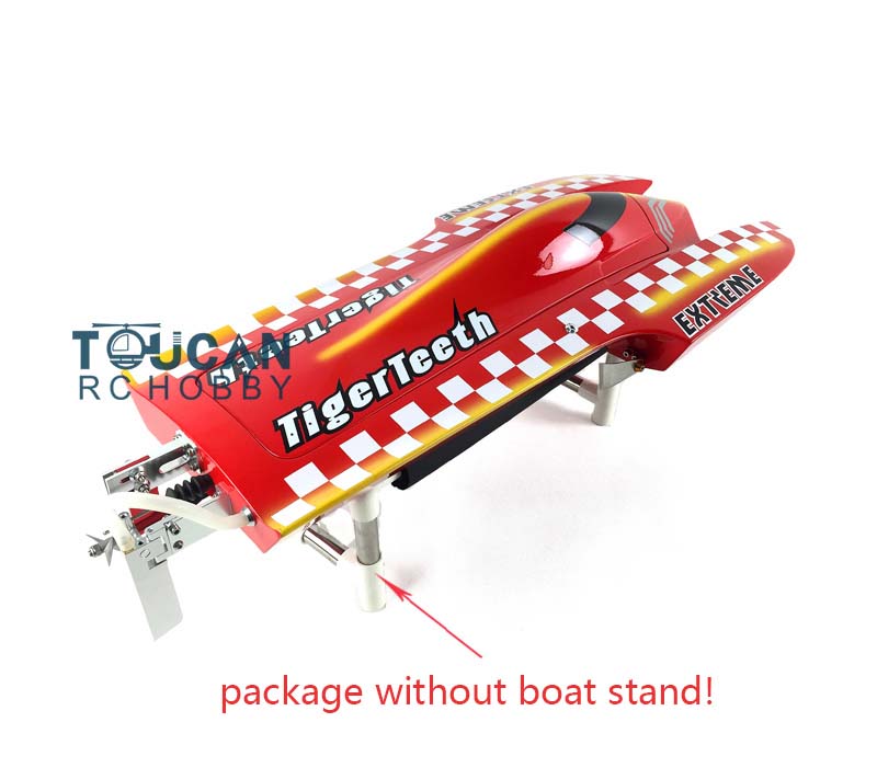 E22 Fiber Glass Electric Racing RC Boat - PNP with Motor, Servo & ESC, DIY Model 570x275x120mm, 75km/h - Perfect for Lakes, Ponds & Competitive RC Racing