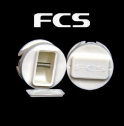 FCS Leash Plug - White Ding Repair Kit for Surfboard & Paddleboard - Perfect for Surfing, SUP, and Water Sports