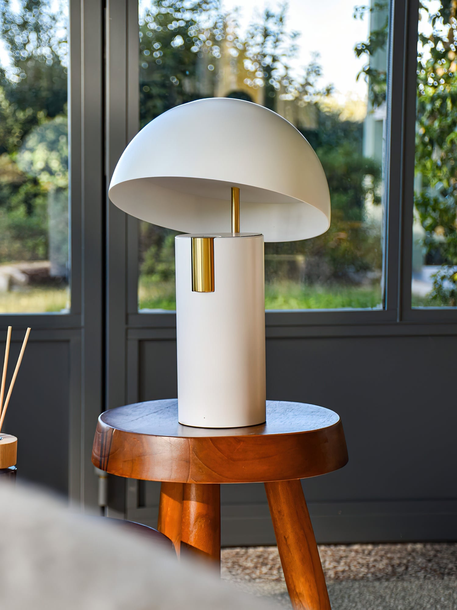 Modern Avo Table Lamp - LED Nightstand Light with USB Port, Adjustable Brightness for Bedroom, Living Room, Office - Warm White & Cool White Light Modes