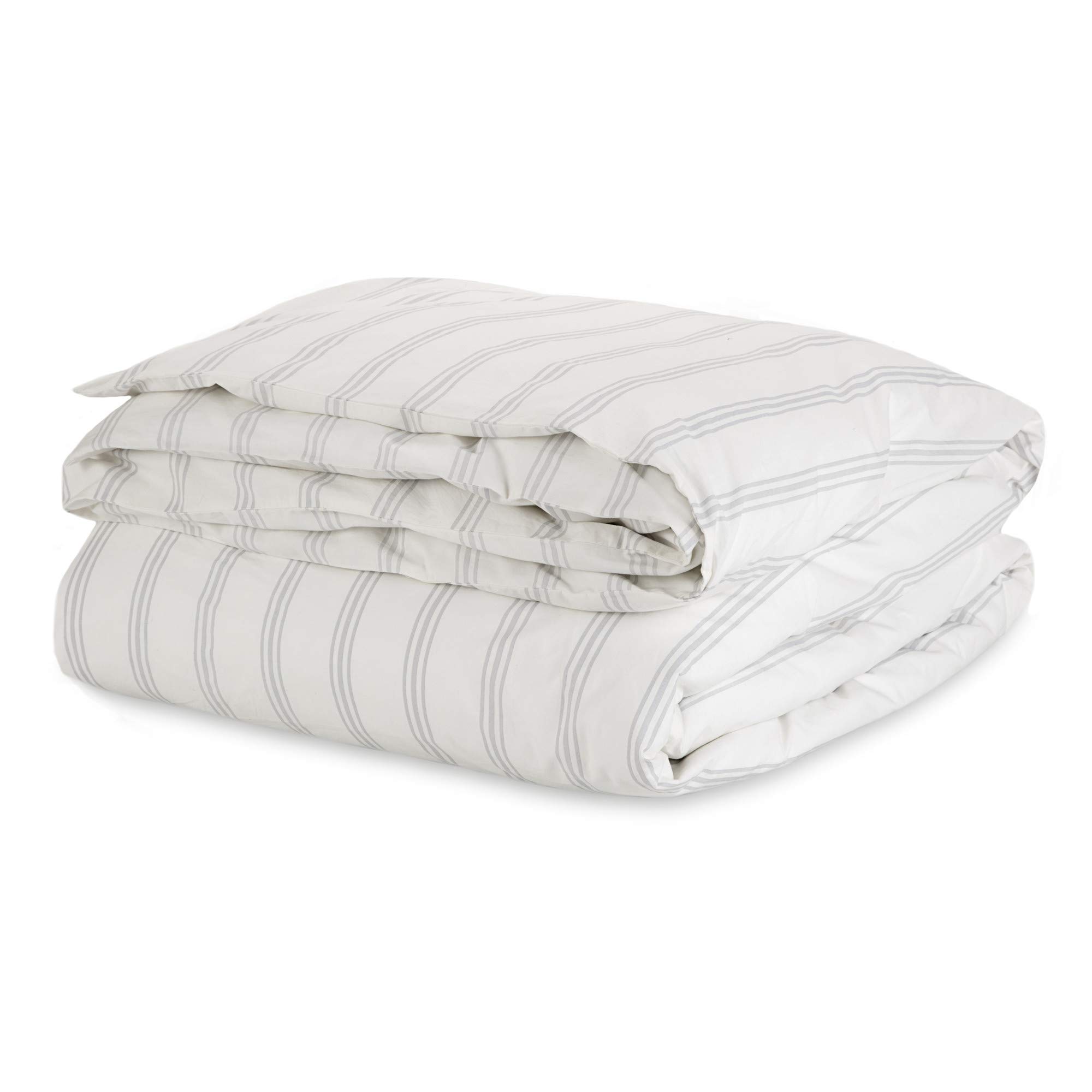EcoPure 100% Organic Cotton King Size Comforter Set - Soft Gray Bedding for Luxurious Sleep | Perfect for Master Bedrooms, Guest Rooms & Cozy Nights