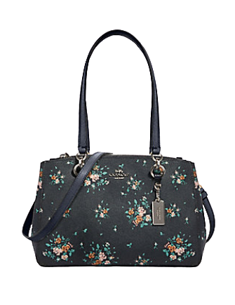 Coach Etta Carryall Handbag with Rose Bouquet Print - Stylish Crossbody Purse for Women, Perfect for Work, Travel & Everyday Use