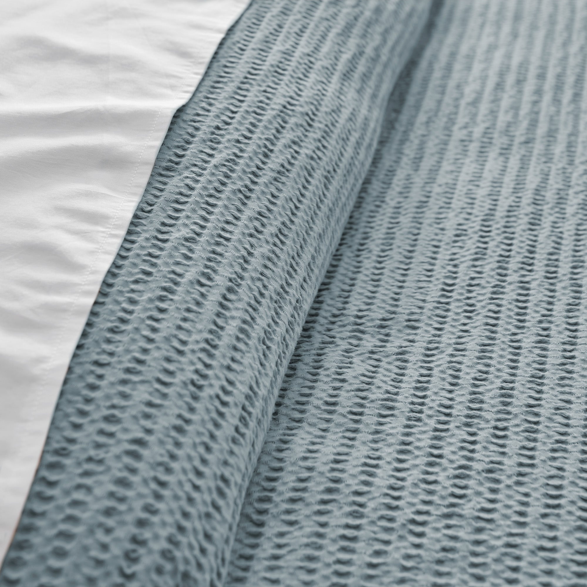 Premium Cloud Waffle Duvet Cover Set - Soft & Breathable Bedding - Queen/King Size - Luxury Textured Bedding for Cozy Sleep & Hotel-Style Comfort