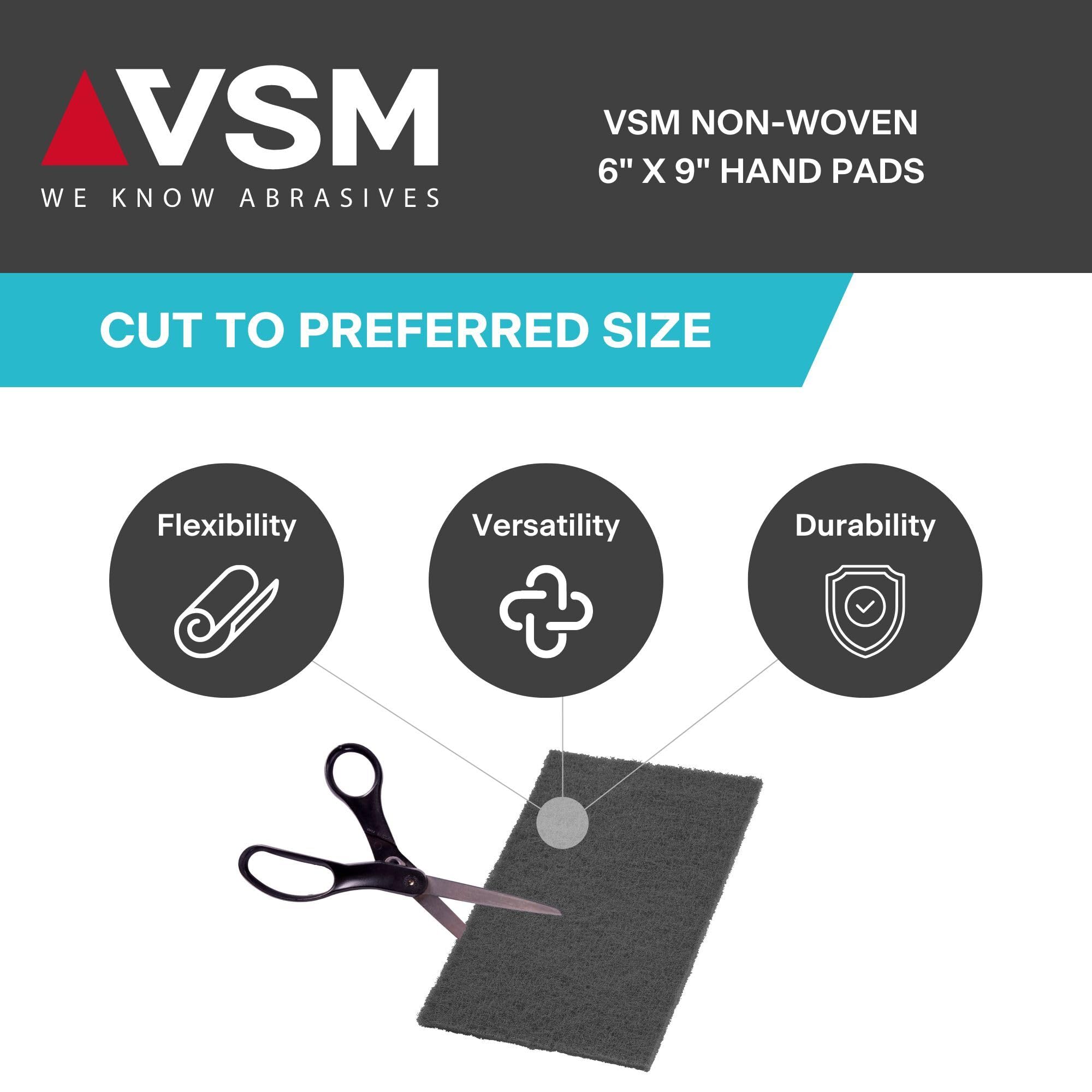 VSM Non-Woven Abrasive Hand Pads 6
