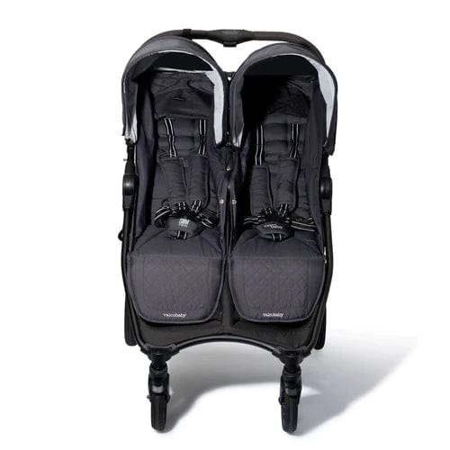 Valco Slim Twin Double Stroller - Lightweight Compact Side by Side Baby Stroller for Toddlers | Perfect for Jogging, Shopping & Travel