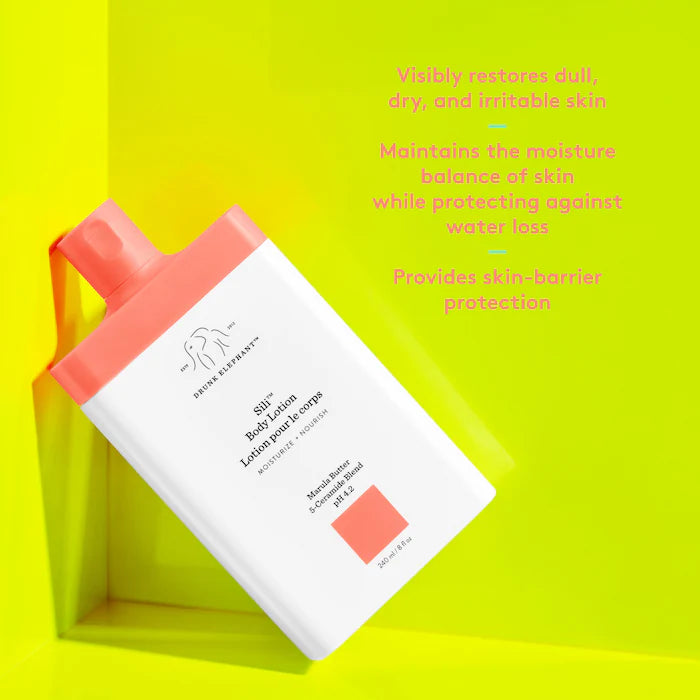 Drunk Elephant Sili™ Body Lotion - Hydrating & Nourishing Moisturizer for Dry Skin | Perfect for Daily Use & Post-Shower Hydration