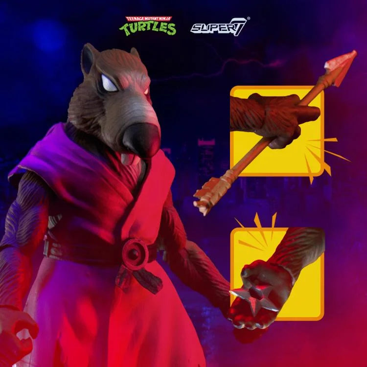Teenage Mutant Ninja Turtles ULTIMATES! Master Splinter Action Figure - Collectible TMNT Toy for Kids & Adults - Perfect for Display, Play & TMNT Fans Collection