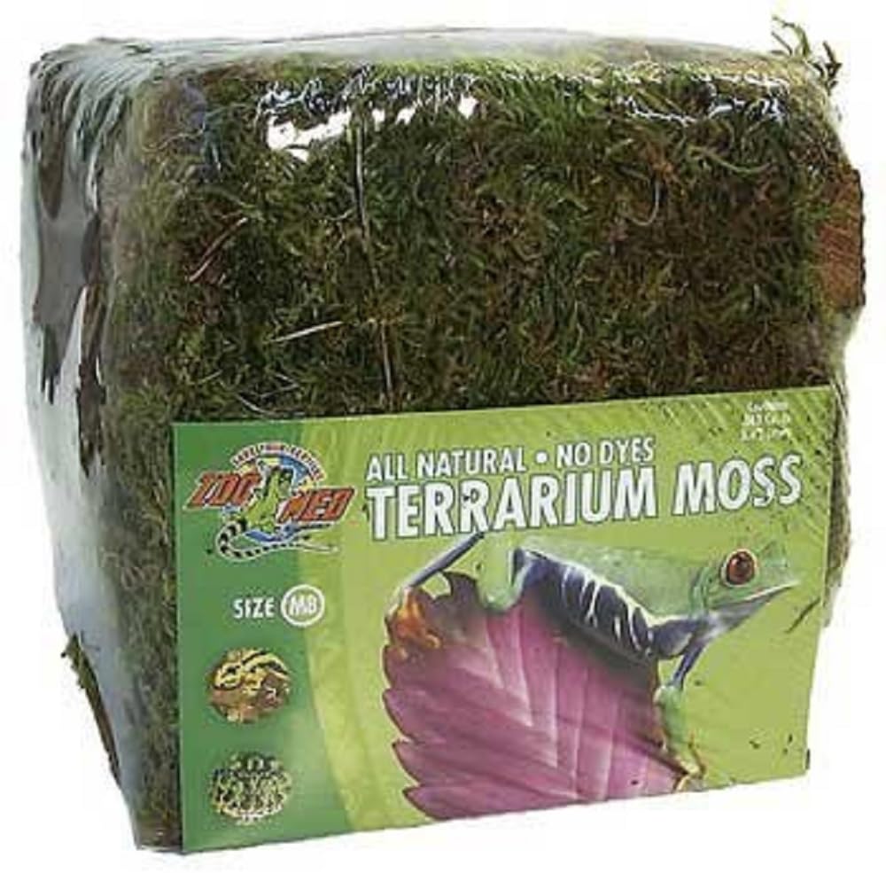 Premium Zoo Med Terrarium Moss - 5.62L Natural Sphagnum Moss for Reptiles, Amphibians & Vivariums | Ideal for Terrarium Bedding, Humidity Control & Habitat Decoration