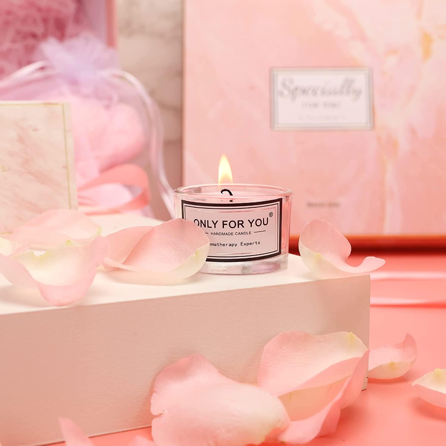 Valentine's Day Gift Set for Her - Relaxing Spa Birthday Present for Wife, Girlfriend, Mom, Sister & Best Friend - Luxury Bath & Body Care Box - Perfect for Mother's Day, Anniversary & Self-Care (Great for Stress Relief & Pampering at Home)