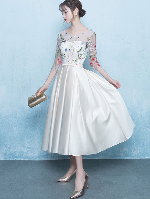 Elegant Champagne Jacquard Bridesmaid Tulle Evening Gown - Formal Wedding Party Dress for Bridesmaids, Evening Galas & Special Occasions