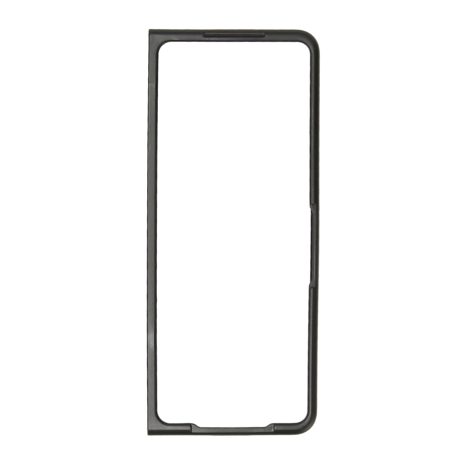 Stylish PU Leather Folding Screen Phone Case - Anti-Scratch Protective Cover with Lychee Pattern (Black/Color Options) - Perfect for Work, Travel & Everyday Use