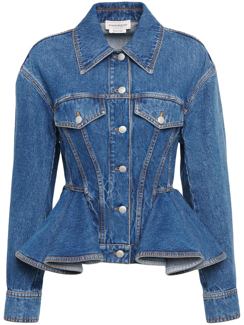 Alexander McQueen Blue Coats for Women - Stylish Winter Outerwear for Fashion & Everyday Wear