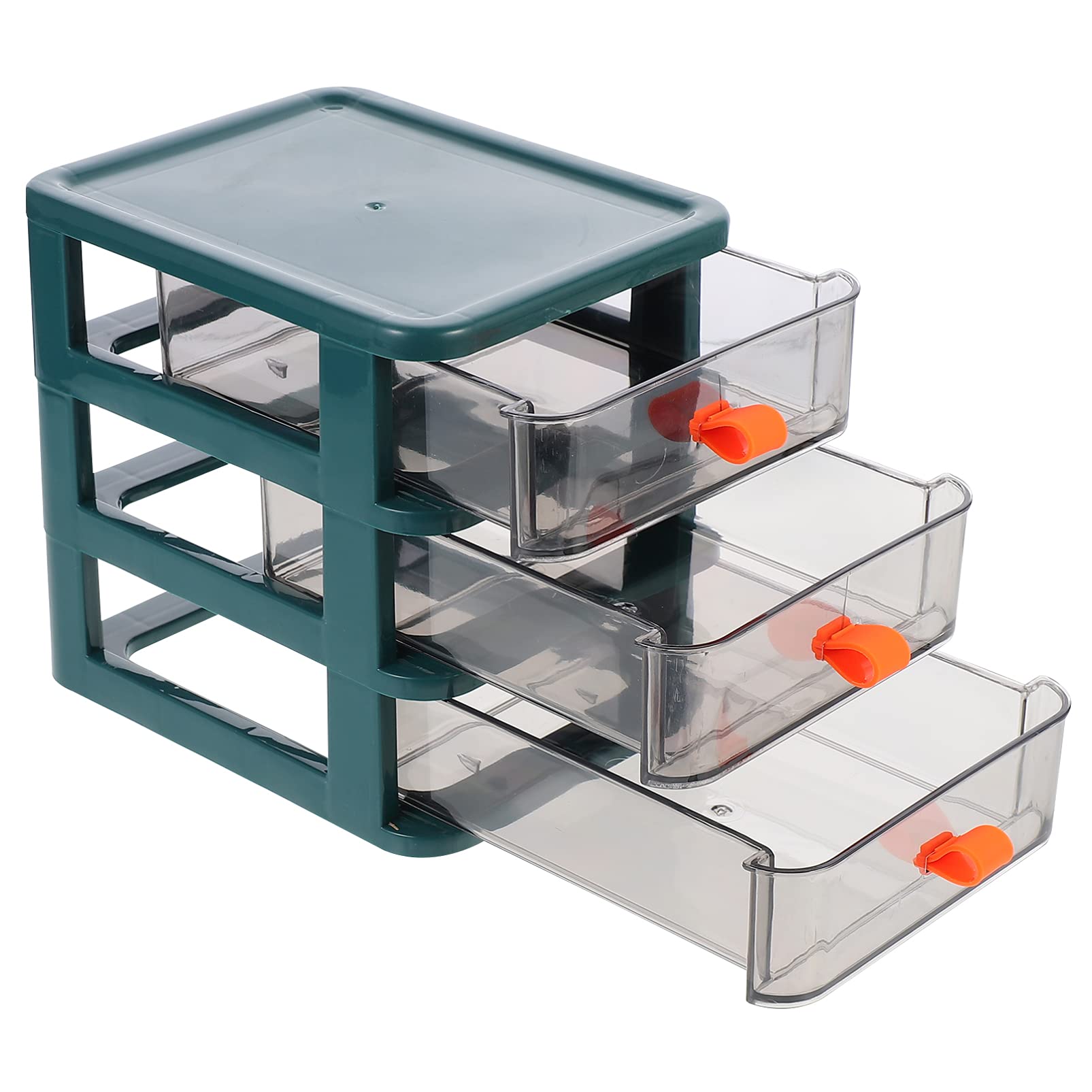 BESPORTBLE 3 Drawer Makeup Storage Box | Small Cosmetic Organizer for Desk & Bathroom