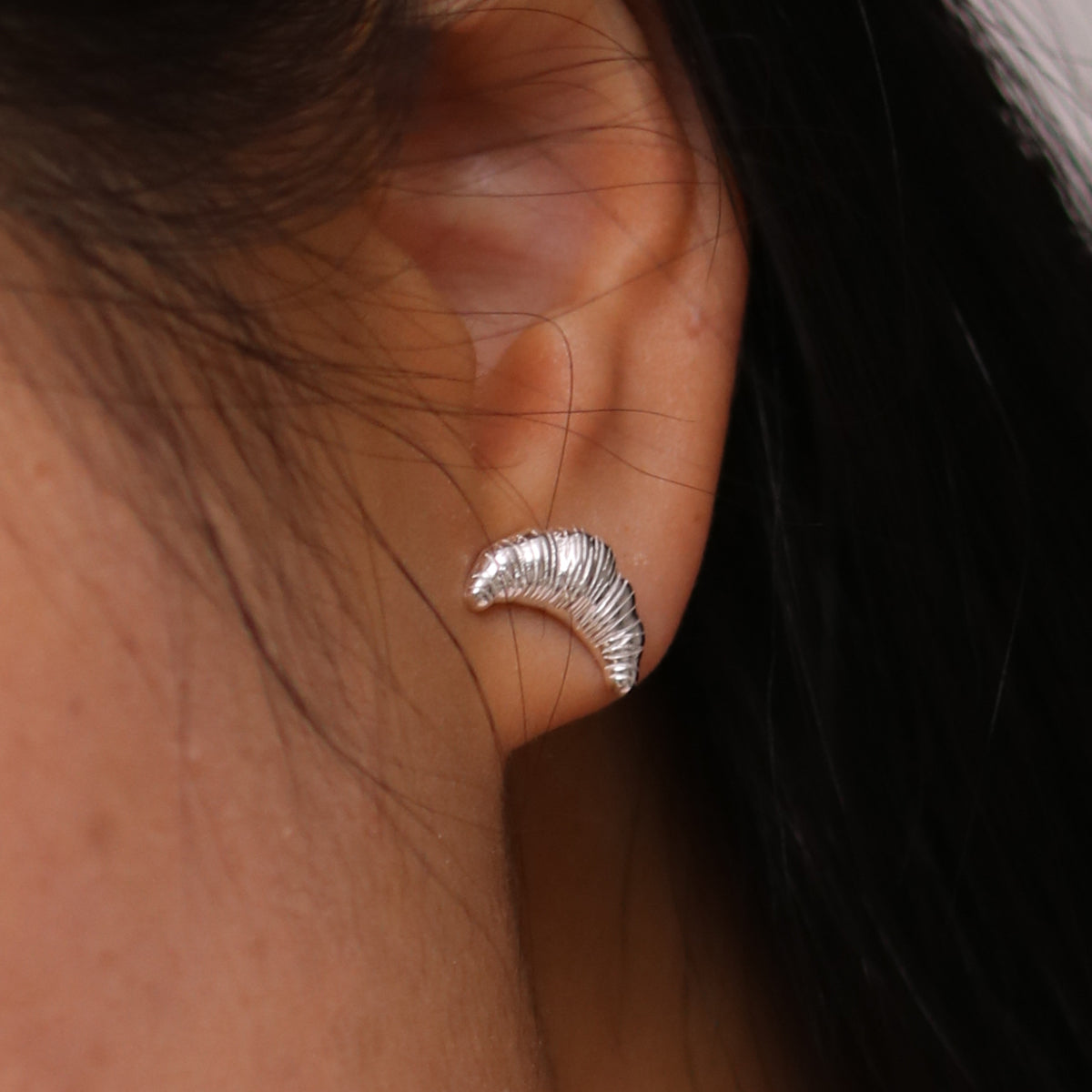 Stylish Croissant Earrings for Women - Trendy Gold Plated French Pastry Jewelry - Perfect for Breakfast Dates, Brunch Outfits & Gift Giving