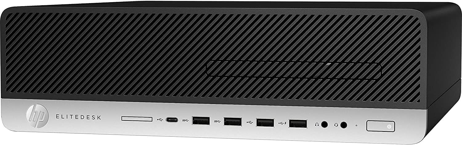Renewed HP EliteDesk 800 G3 SFF Desktop - Intel i7-6700 4.0GHz, 16GB DDR4 RAM, 1TB NVMe M.2 SSD, WiFi, Bluetooth, Dual Monitor Support, Wireless Keyboard & Mouse, Windows 10 Pro - Perfect for Home Office, Business Workstations & Remote Work