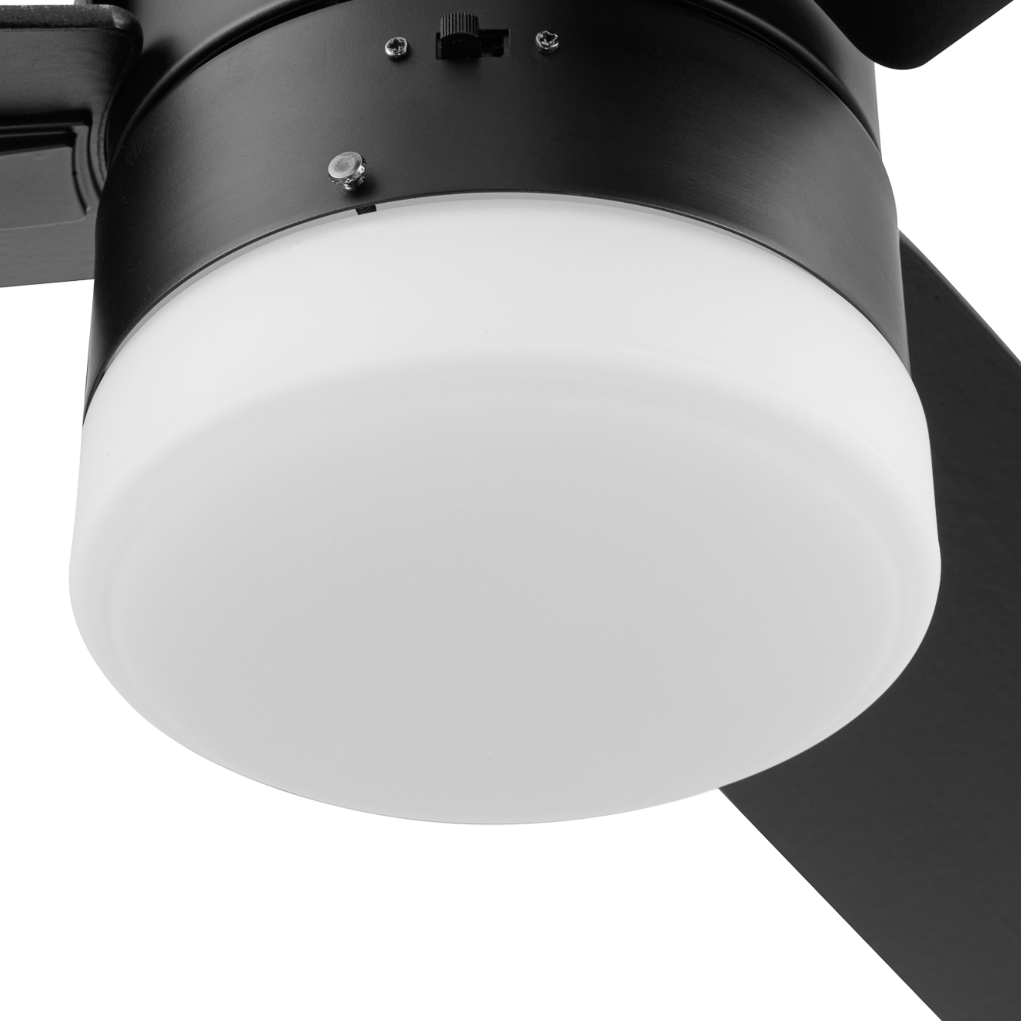 42 Inch Honeywell Conifer Matte Black Ceiling Fan with Light Kit & Remote Control - Perfect for Living Room, Bedroom & Outdoor Patio Cooling