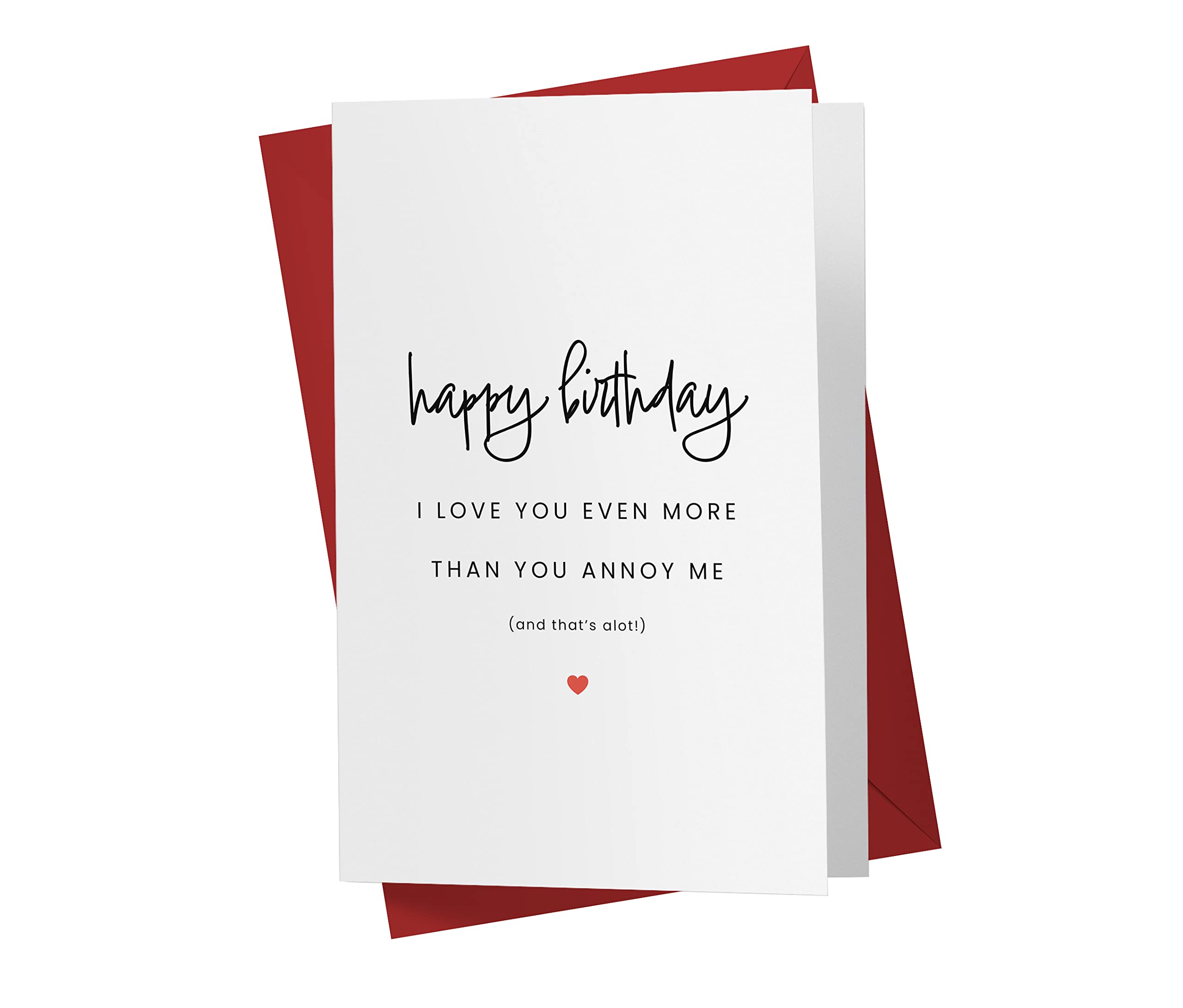 Elegant 5.5 x 8.5 Inch Birthday Greeting Cards for Men & Women - Perfect for Husband, Wife, Boyfriend or Girlfriend | Premium Quality Karto Cards for Special Celebrations & Anniversaries