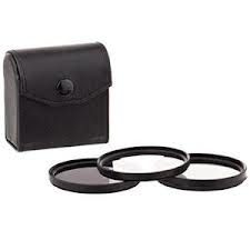 Bower 52mm Professional Camera Filter Kit - UV, CPL & FL-D Filters for DSLR & Mirrorless Cameras - Perfect for Landscape, Portrait & Video Photography