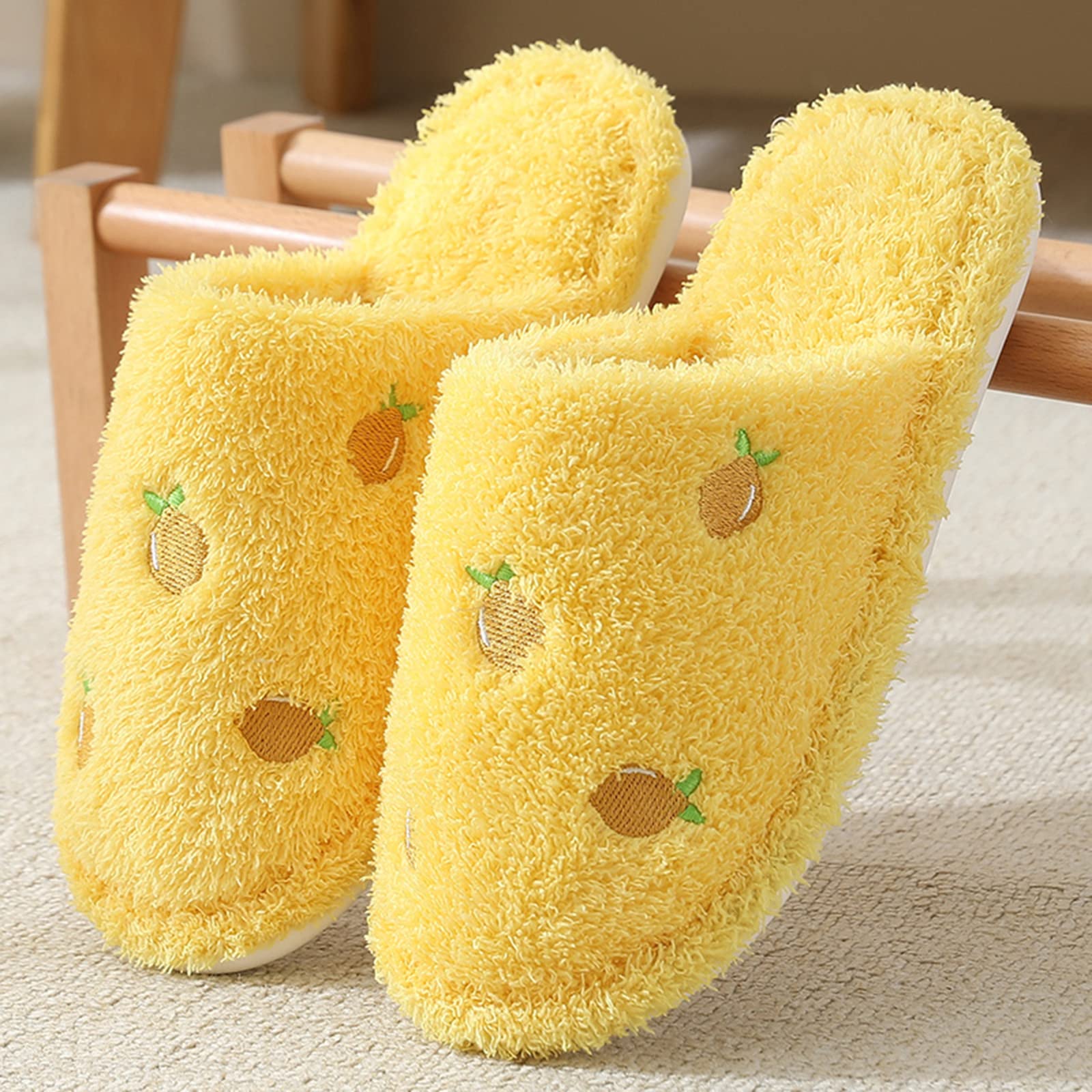 Cozy Women's & Men's Non-Slip Winter Slippers - Warm Fleece-Lined Cotton House Shoes for Indoor/Outdoor Use - Perfect for Home, Office & Cold Weather Comfort