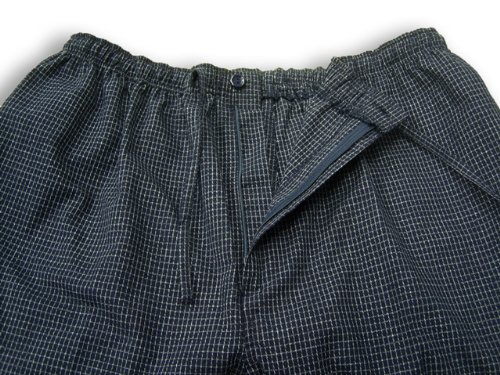 Bunjin Lattice Pattern Samue Japanese Traditional Workwear for Men - Perfect for Meditation, Tea Ceremony & Casual Wear