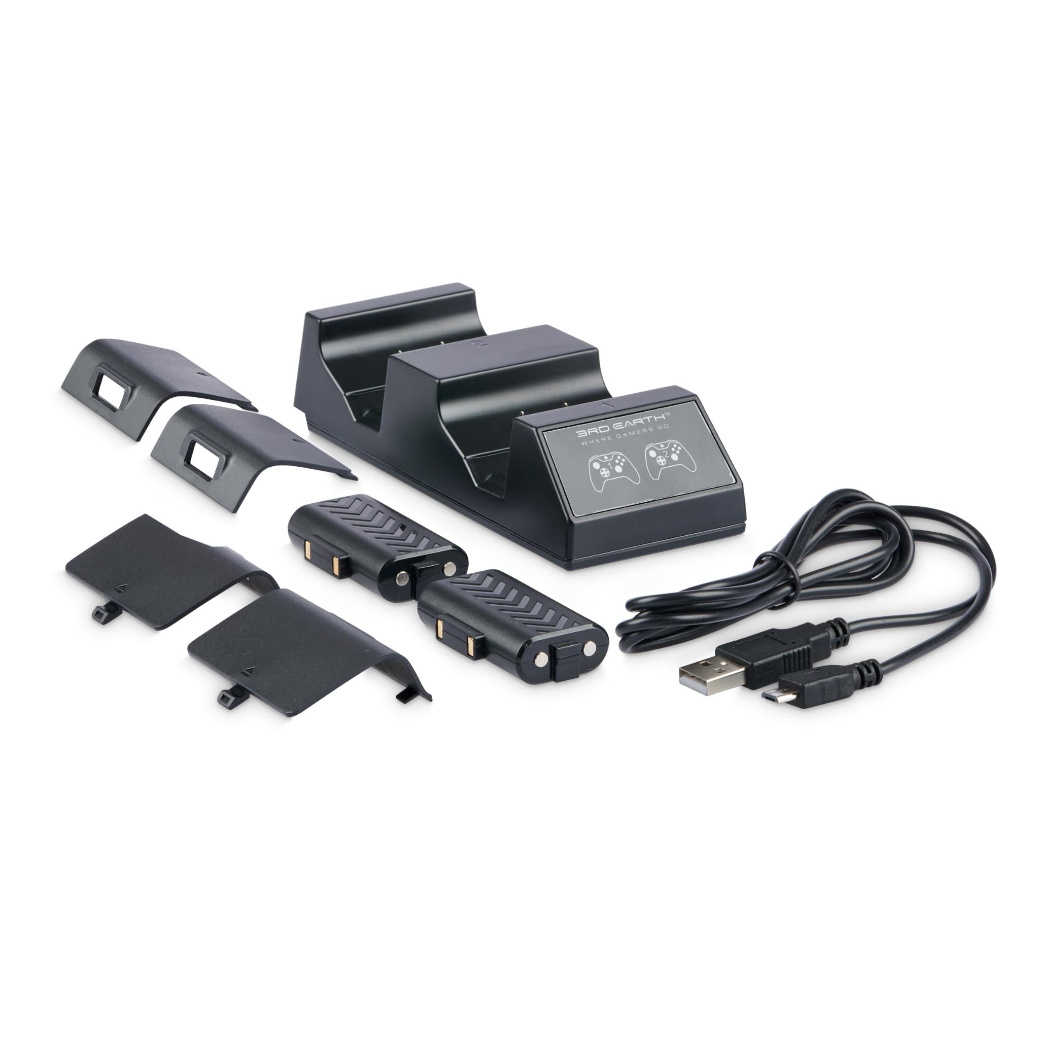 3rd Earth Universal Controller Charger for Xbox™ - Fast Charging Dock Station for Xbox One, Series X/S Controllers - Perfect for Gaming Sessions & Multiplayer Setups