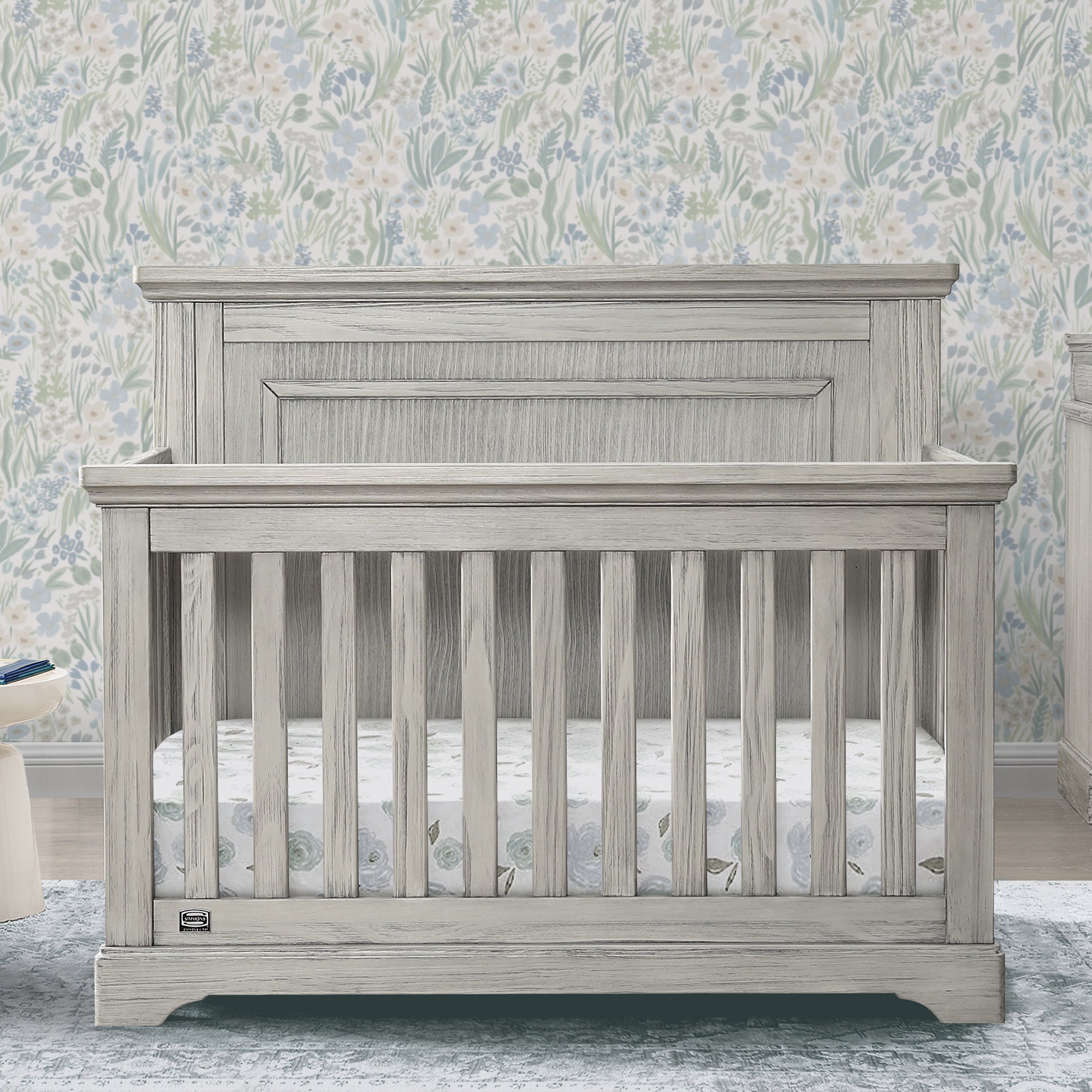 Paloma 4-in-1 Convertible Baby Crib - Toddler Bed, Daybed & Full-Size Bed - Modern Nursery Furniture for Boys & Girls - Perfect for Newborns to Teens Bedroom