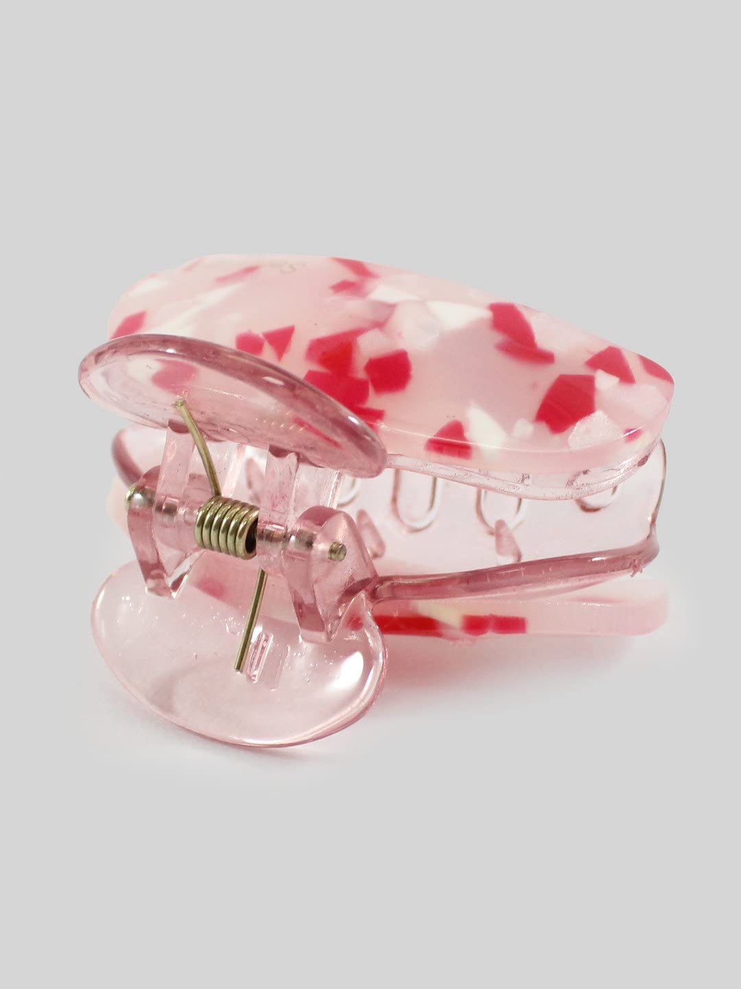 ASG 2-Pack Large Double Row Teeth Plastic Hair Clips - Strong Hold Barrettes for Women & Girls (Random Colors) - Perfect for School, Work, and Everyday Hairstyles