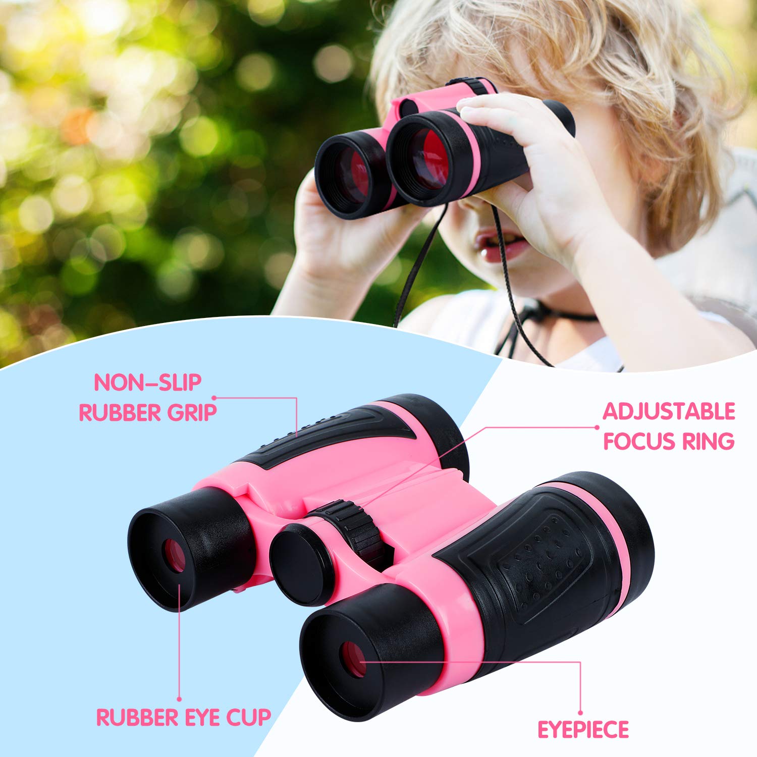 INNOCHEER Explorer Kit for Kids - Bug Catcher Kit, Outdoor Adventure Toys for Girls & Boys Ages 3-8, Birthday Gifts for 3 4 5 6 7 8 Year Olds - Perfect for Backyard Exploration, Nature Learning & Summer Outdoor Play