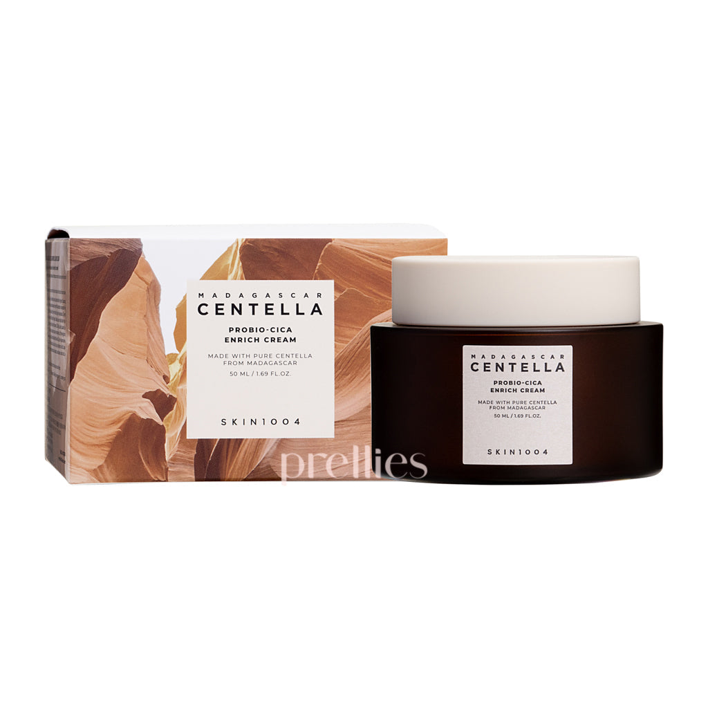 SKIN1004 Madagascar Centella Probio Cica Enrich Cream 50ml - Soothing Moisturizer for Sensitive Skin | Perfect for Daily Skincare Routine & Post-Procedure Care