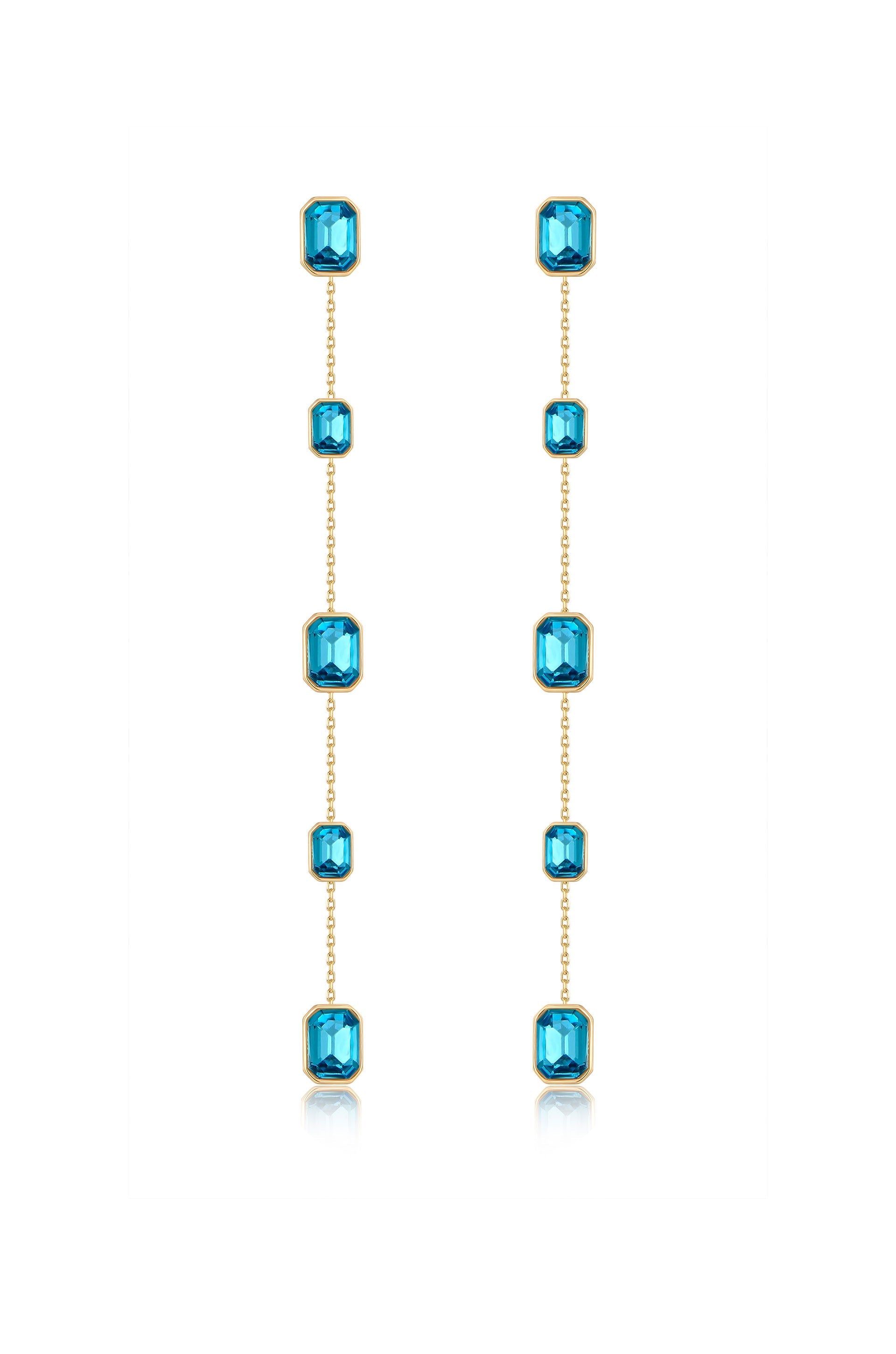 Elegant Crystal Dangle Earrings for Women - Sparkling Rhinestone Drop Earrings for Party, Wedding & Evening Wear - Fashion Jewelry Gift for Her