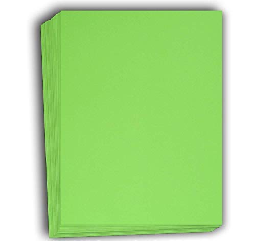 Hamilco Green Apple Colored Cardstock Paper 8.5