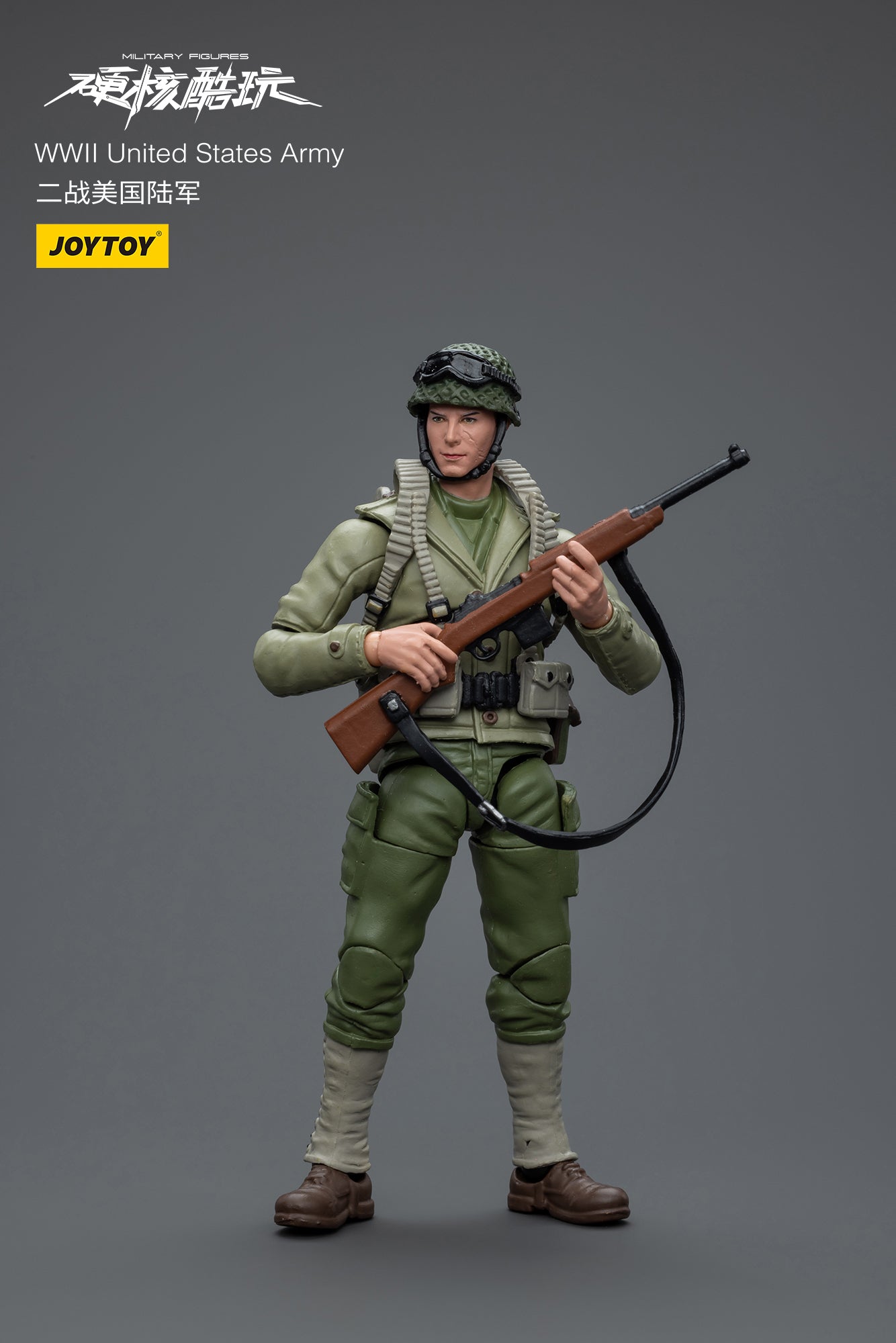 1/18 JOYTOY 3.75 Inch WWII Military Action Figures - German Wehrmacht, Soviet Red Army & US Army Soldiers - Collectible Toy Soldiers for War Games, Dioramas & Display