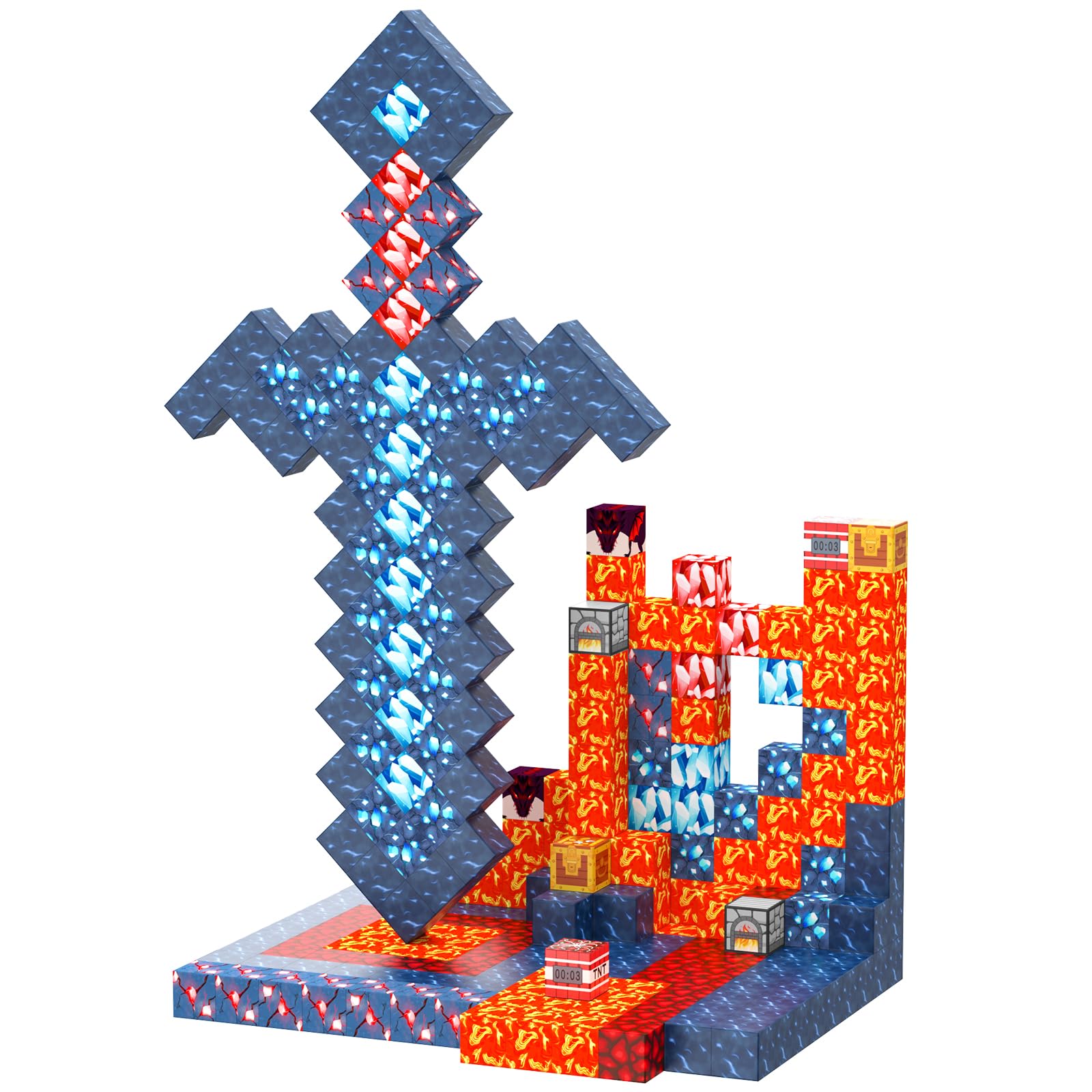 Magnetic Building Blocks STEM Toys for Kids Ages 3-8 | Educational Construction Set for Boys & Girls | Montessori Sensory Learning Toys | Perfect for Classroom, Birthday Gifts & Creative Play