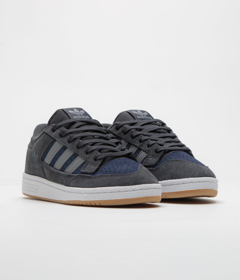 Adidas Centennial 85 Low ADV Sneakers - Carbon Grey Navy Retro Basketball Shoes for Men | Vintage Style Casual Wear & Street Fashion