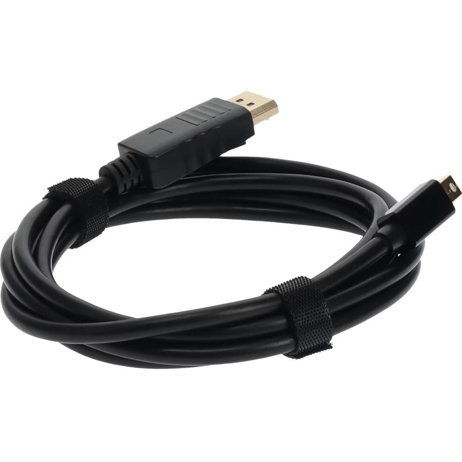 3ft (1m) Mini DisplayPort to DisplayPort Male to Male Adapter Cable - Black | High-Speed 4K Video Connection for MacBook, PC, Monitor | Home Office & Gaming Setup Accessory