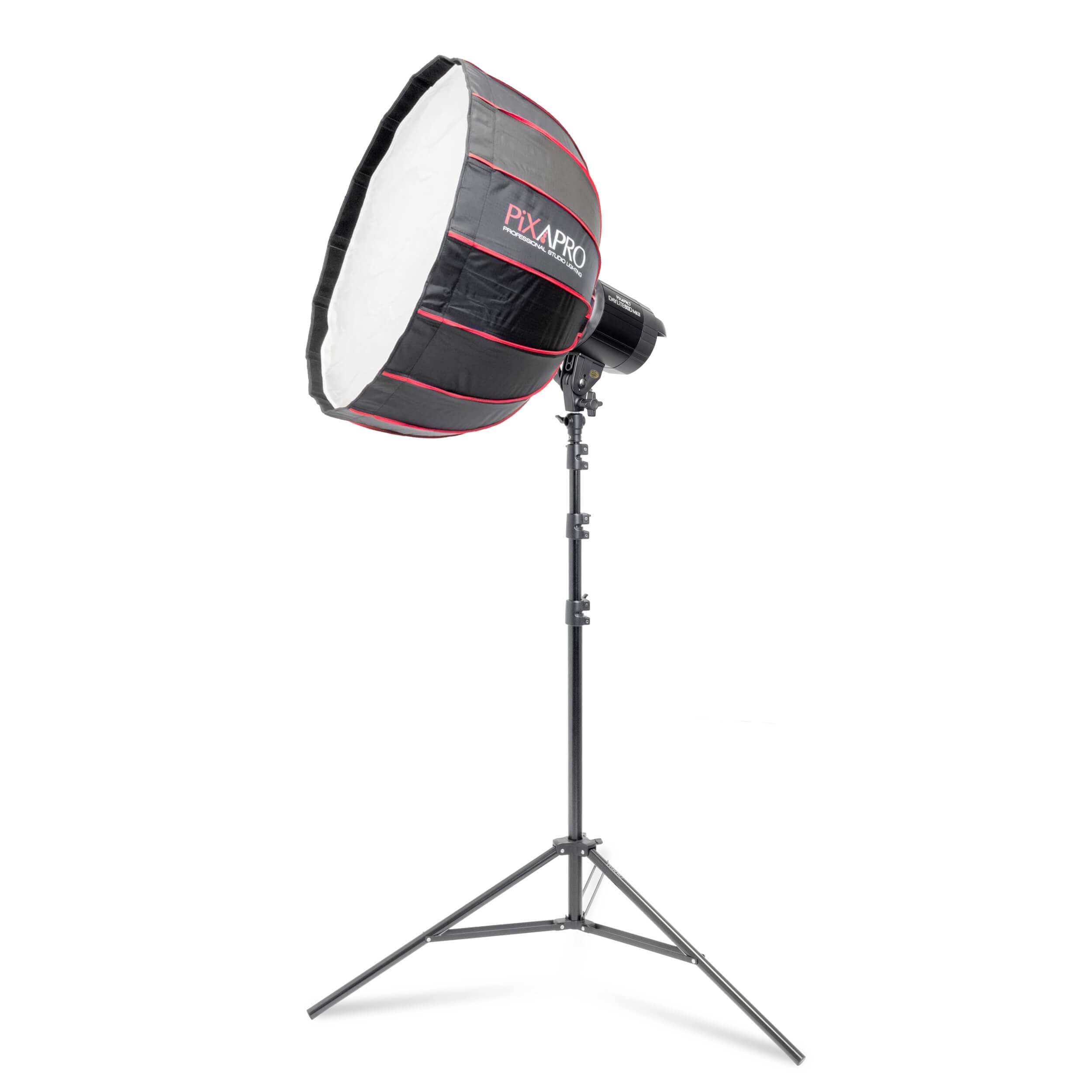 DAYLiTE60D MKII Professional LED Video Light with 65cm Rice Bowl Softbox & Adjustable Light Stand - Perfect for YouTube Videos, Photography, and Studio Lighting