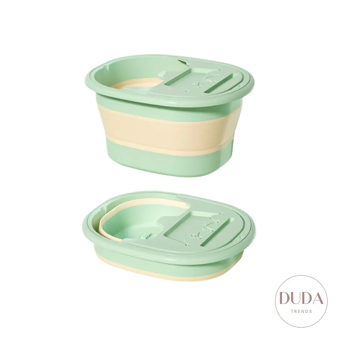Foldable Foot Soaking Tub - Portable Spa Basin for Relaxation & Pedicure at Home, Travel, or Salon Use