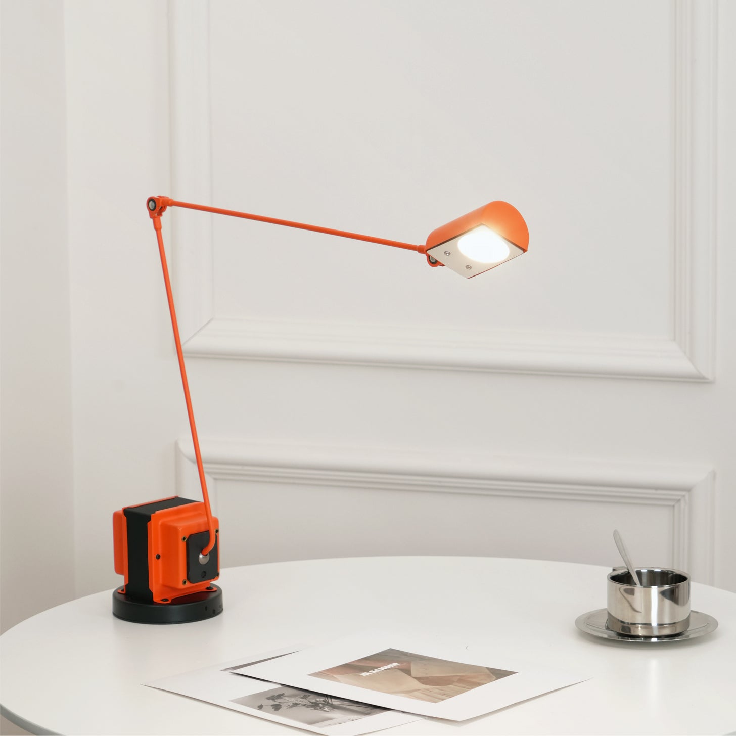 Dynamo Table Lamp - Modern LED Desk Light with Adjustable Brightness, Perfect for Home Office, Study, and Bedroom Reading