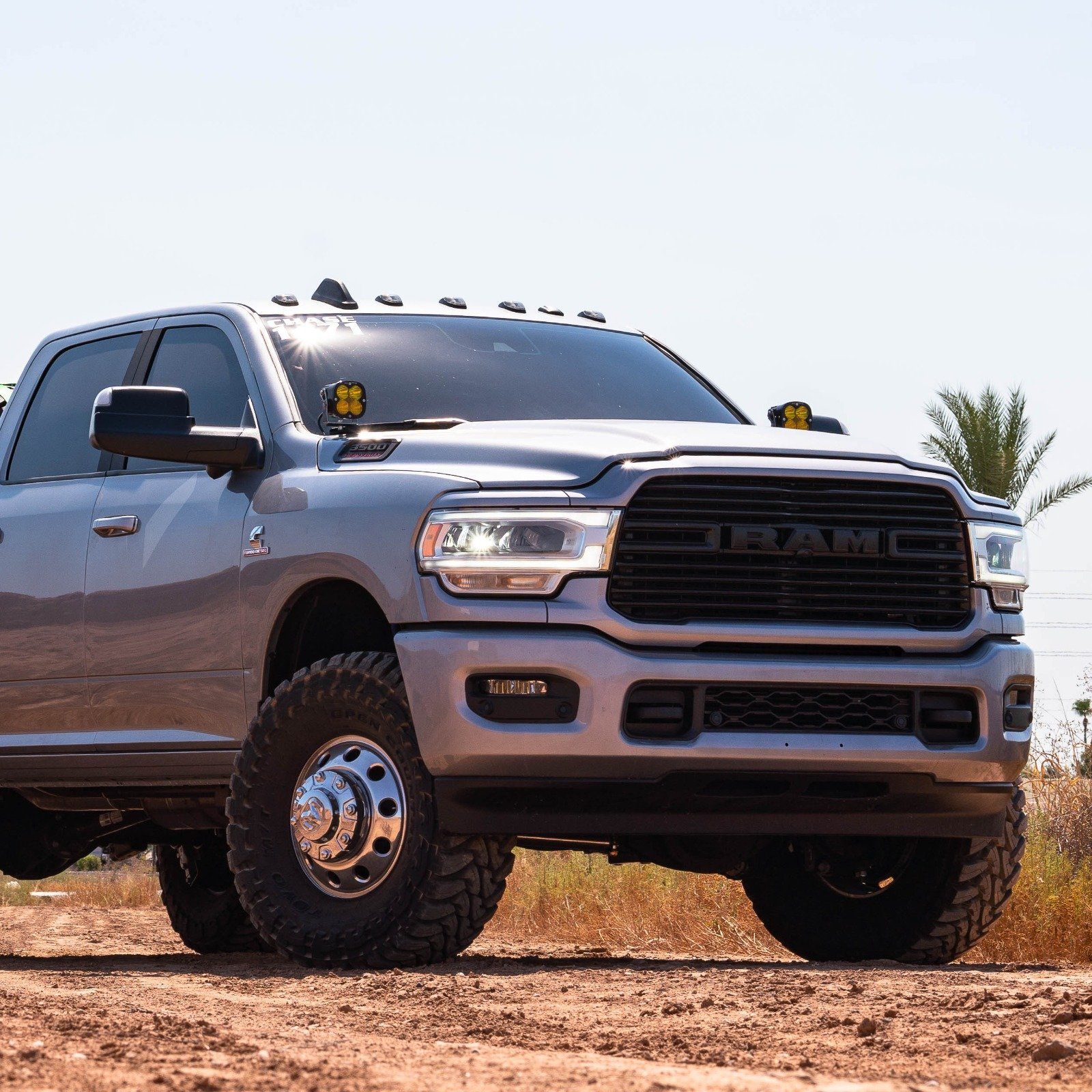 SDHQ Built A-Pillar Light Mounts for 2019-2025 Ram 2500/3500 Heavy Duty Trucks | Off-Road LED Light Brackets | Perfect for Night Driving & Off-Road Adventures