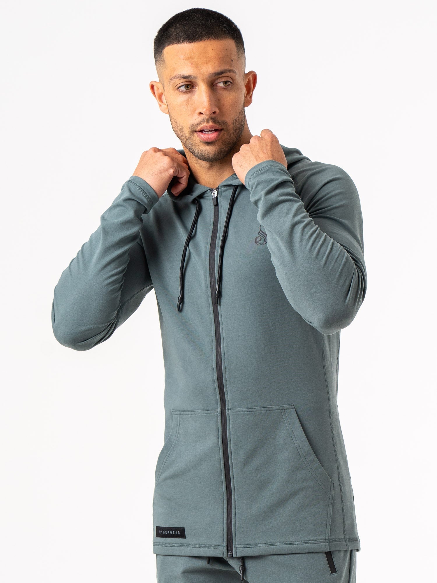 Endurance Zip Up Jacket for Men & Women | Lightweight Water-Resistant Outdoor Jacket in Fern Green | Perfect for Hiking, Running & Casual Wear