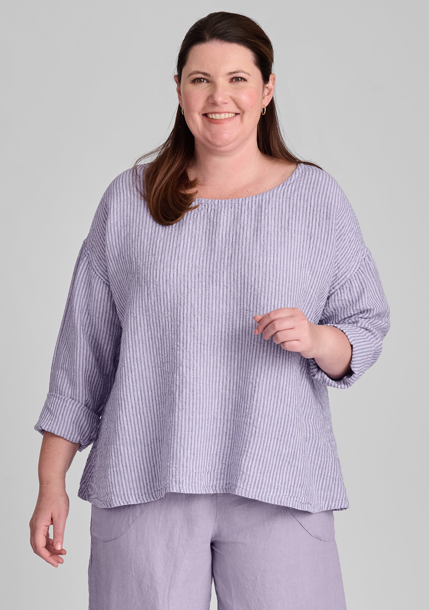 Throw It On Long Sleeve Linen Shirt - Breathable Casual Button Down Top for Men & Women | Perfect for Beach, Office & Summer Outings