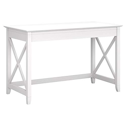 Scranton & Co Key West 48-Inch White Oak Writing Desk - Modern Home Office Furniture for Small Spaces, Study Rooms & Apartments