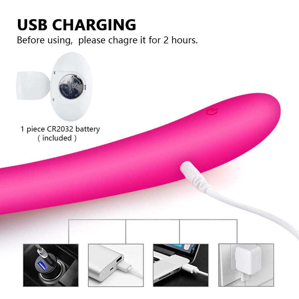 Realistic Double-Headed G-Spot Dildo Vibrator - 14.5 Inch Body-Safe Silicone, Wireless Remote Control, 7 Powerful Vibration Modes, Rechargeable Adult Toy for Women & Couples - Perfect for Solo Play, Partner Exploration & LGBTQ+ Pleasure